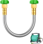 Metal Garden Hose 2/3/5/10/15 Ft Stainless Steel Female Connector New. Price: $30.49.
