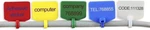 100PCS Nylon Cable Marker Ties Self Locking Write Ethernet Wire Marking La... New. Price: $17.80.