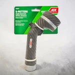 Ace 5 Adjustable Multi-pattern Rubber Heavy-duty Hose Nozzle New. Price: $21.99.