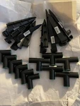 Raindrip 39800UB Plastic Cleated Tubing Stake, 6" (18), (5)90*ELBOWS & Tees Open. Price: $94.99.