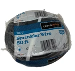 Cerrowire 50 Ft. 18/7 Black Solid Copper Sprinkler New. Price: $23.74.