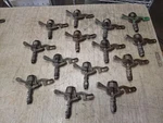 Lot Of 14 Vintage Brass Rain Bird #29B-LA 3/4" Base Low Angle Arm 7/64" Nozzle Used. Price: $149.99.