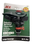 Ace Pulsating Sprinkler Plastic Head Large Coverage Fits Any 1/2" Npt Base New. Price: $12.00.