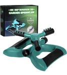 Joeys Large Area, Yard Sprinkler,rotating (green). New. Price: $9.99.