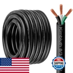 Kimbluth Gauge Conductor Wire Sjtw Outdoor Extension Power Cable 20FT 8/3 New. Price: $120.67.