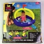 Sun Smart Spray & Play Sandcastle Pool Turtle Sprinkler Detach Canopy New. Price: $12.00.