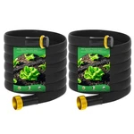 Mixc 2025-THICKENED Flat Soaker Hose 100FT With 2PACK*50FT , Black New. Price: $57.24.