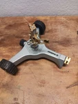 Melnor Metal Pulsating Sprinkler W/ Wheeled Base Used. Price: $18.75.