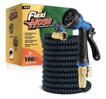 Flexi Hose Expandable Garden With 8 Function Nozzle, 100FT Open. Price: $45.00.