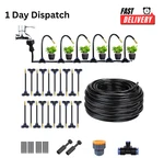 65FT Garden Drip Irrigation System Kit With 20 Atomizing Nozzles Gold New. Price: $46.98.
