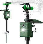 2 Packs Motion Activated Animal Repeller With Water Sprinkler, Solar Powered Dee New. Price: $149.99.