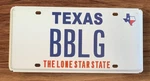 Txs Lone Star State Vanity Auto License Plate " Unspecified. Price: $24.99.