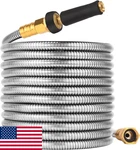 Rosy Earth 150FT 304 Stainless Steel Metal Garden Water Hose - No Kink, Expandab New. Price: $123.24.