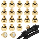 Brass Misting Nozzles For Garden Cooling System 0.012" (0.3 Mm) 10/24 Unc (20... New. Price: $14.15.