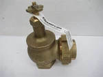 Champion 300RS-200Y, 2" Manual Brass Angle Valve W/ Rising Swivel & Union New. Price: $125.00.