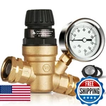Sheechung Rv Water Pressure Regulator, Brass Lead-free Adjustable New. Price: $48.75.