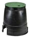 Nds D109-G Econo Black/green Plastic Round Valve Box DX8.5 In. With Cover New. Price: $18.61.