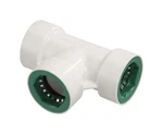 Orbit 34770 Pvc-lock Plastic Tee Connector 3/4 X Dia. Push In. New. Price: $9.28.
