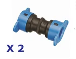 New Orbit 7572605 Blu-lock Couplings 1/2 Dia. X 1.75 Free Us Shipping. Price: $13.92.