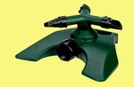 Home Plus Sled Base 3-ARM Rotating Sprinkler Green Throw Spray Range 25' 58221A New. Price: $11.44.