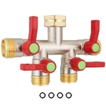 Ejw Garden Hose Splitters Way Brass High Flow Water Spigot Valve 3/4 Inch New. Price: $82.48.