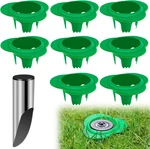 8PCS Lawn Sprinkler Head Protector, Green Donut Guard Ring New. Price: $31.45.