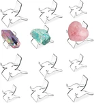 (3 Sizes 12 Pcs)crystal Display Stand,acrylic Crystal/rock Holder,clear New. Price: $14.99.
