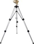 Large Impact Sprinkler Head On Tripod Base, Adjustable Zinc Alloy Lawn New. Price: $85.99.
