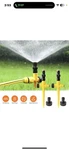 360 Rotation Auto Irrigation System Garden Lawn Sprinkler Patio Save Water 2 Pk Open. Price: $17.00.