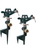 2 Pack Impact Sprinkler Head On Metal Step Spike, Heavy Duty Zinc Alloy Lawn ... New. Price: $19.00.