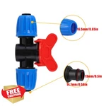 Fulaiergd 6 Pcs 1/2" Drip Irrigation Shut Off Valve Water Flow Control New. Price: $20.00.