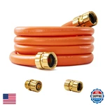 Blendlite 5/8" X 8FT Hybrid Garden Hose, Custom Length, -40 150 No Kink, New. Price: $34.85.