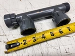 Dura 301-010-2 1" Two-port Manifold With Threaded Connections Gray Pvc Sch. 40 New. Price: $15.95.