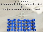 3- Pack Hunter Pgp Standard Blue Nozzle Rack 665300 & Rotor Adjustment Tool New. Price: $16.27.