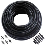 Habitech 1/4 Irrigation Dripline Tubing (100 Ft Roll) - 6 Emitter Spacing New. Price: $39.15.