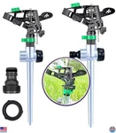Adjustable Pulsating Impact Sprinklers For Lawn & Garden Covers 80-5800 Sq New. Price: $44.62.
