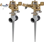 2 Pack Impact Sprinklers With Stand (spike), Heavy Duty Zinc Alloy Lawn New. Price: $39.57.