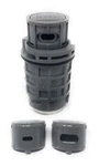 Blue Square Q360 Replacement Pop Up Head With Nozzles (gray) 011420GR-04 New. Price: $68.95.