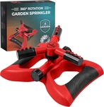 Joeys Sprinkler For Yard, Rotating Garden Large Area Coverage, Law New. Price: $56.99.