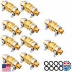 Unwaver Solid Brass Garden Hose Repair Kit W/ Clamps 10-PACK For 3/4" & 5/8" New. Price: $53.57.