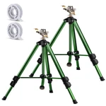 Pattiumo 2 Lawn Sprinklers For Yard - 360 Tripod Pack, Green New. Price: $122.49.
