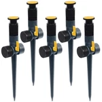 Multi Adjustable Spike Sprinkler (5-PACK) Ft Green Control Water Flow Melnor New. Price: $28.71.
