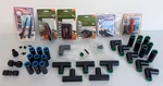 Raindrip Irrigation System Parts: Couplings, T's, Elbows, Clamps Etc. New Open. Price: $99.99.