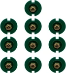 (10 Pack) Plastic Pop-up Flush Head Sprinkler With Brass Full Pattern Spray Nozz New. Price: $35.96.