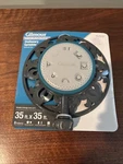 Gilmour Medium Duty Stationary Sprinkler, 8 Spray Patterns, 35X35 Ft New. Price: $9.00.