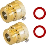Xiny Tool 2 Pack Faucet Vacuum Breaker, 3/4 Inch Solid Brass Hose Bib Backflow New. Price: $12.95.