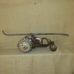 Vintage National Cast Iron Walking Tractor Lawn Sprinkler Model B3 & A5 Fpor Used. Price: $129.75.