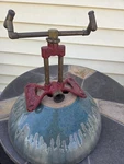 Vintage 1920S Sunbeam Rain King Model Lawn Garden Sprinkler, Cast Iron & Brass Used. Price: $35.00.