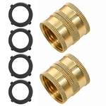 Sanpaint 2 Pack 3/4" Garden Hose Connector With Dual Swivel For Male New. Price: $9.97.