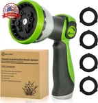 Automan Garden Hose Nozzle Sprayer - 10 Patterns, Thumb Control Off Val New. Price: $11.99.